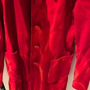 Vintage Agnés B velvet coat